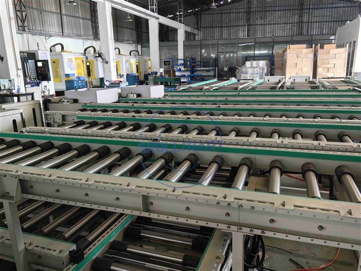 Automated Chain Gravity Roller Powered Conveyor System