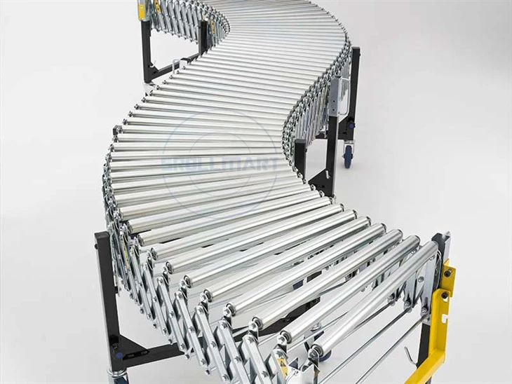 Expandable Roller Conveyor For Material Handing
